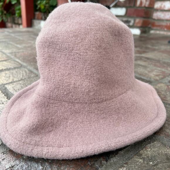 Free People Devon Wool Blend Bucket Hat Taupe Brown One Size - Picture 2 of 5